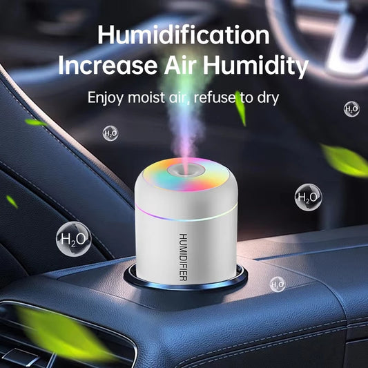 Mini Air Humidifier 180ML USB Electric Essential Oil Purifier For Car Home Bedroom